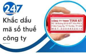 Khắc dấu mã số thuế công ty