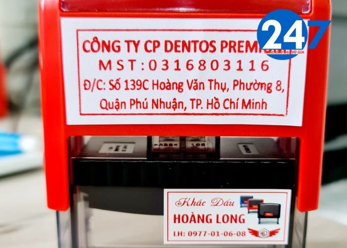 Khắc dấu mã số thuế công ty