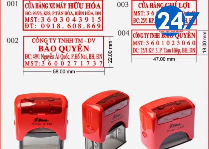 Khắc dấu mã số thuế công ty
