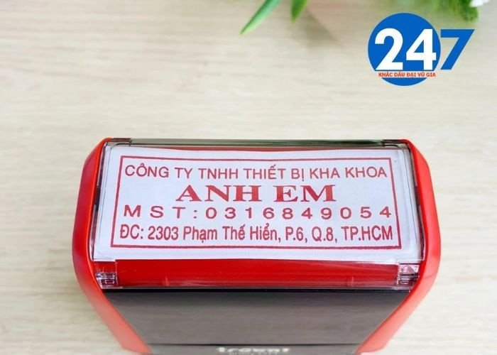 Khắc dấu vuông doanh nghiệp Đà Nẵng