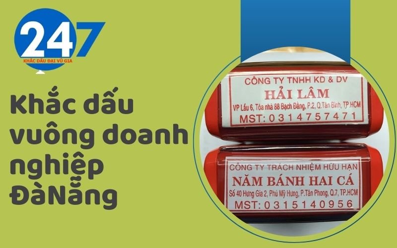 Khắc dấu vuông doanh nghiệp Đà Nẵng