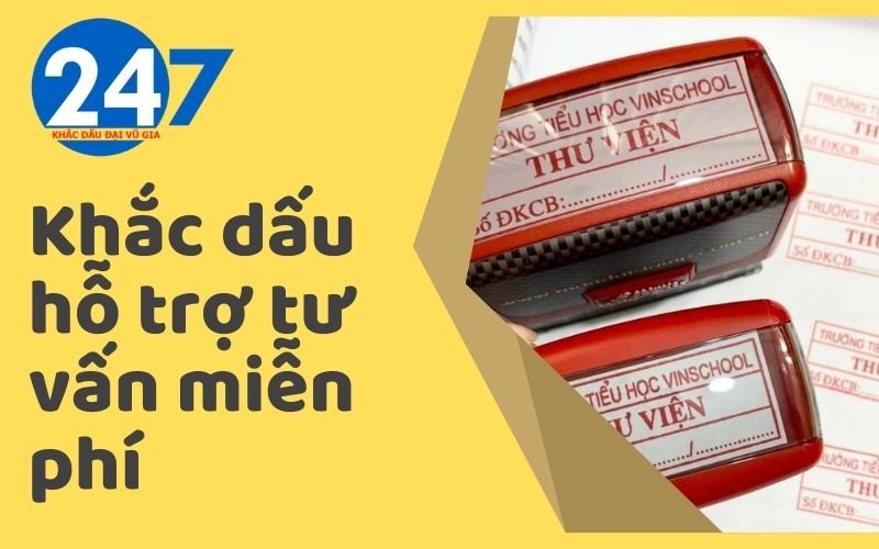 Khắc dấu hỗ trợ tư vấn miễn phí
