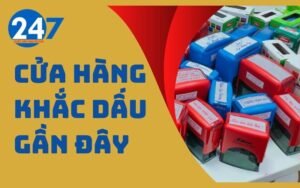 Cửa hàng khắc dấu gần đây