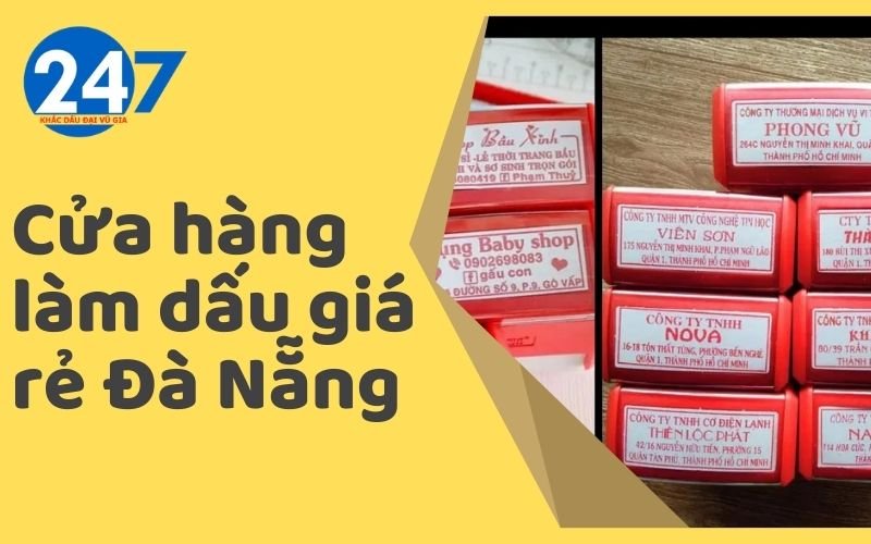 Cửa hàng làm dấu giá rẻ Đà Nẵng