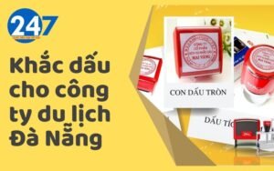 Khắc dấu cho công ty du lịch Đà Nẵng