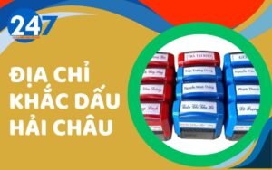 Địa chỉ khắc dấu Hải Châu